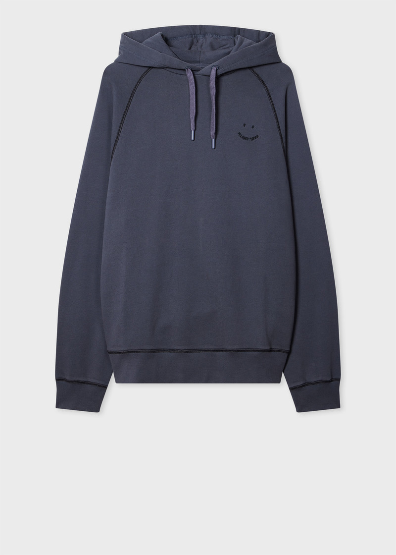 Charcoal Organic Cotton 'Happy' Hoodie 1