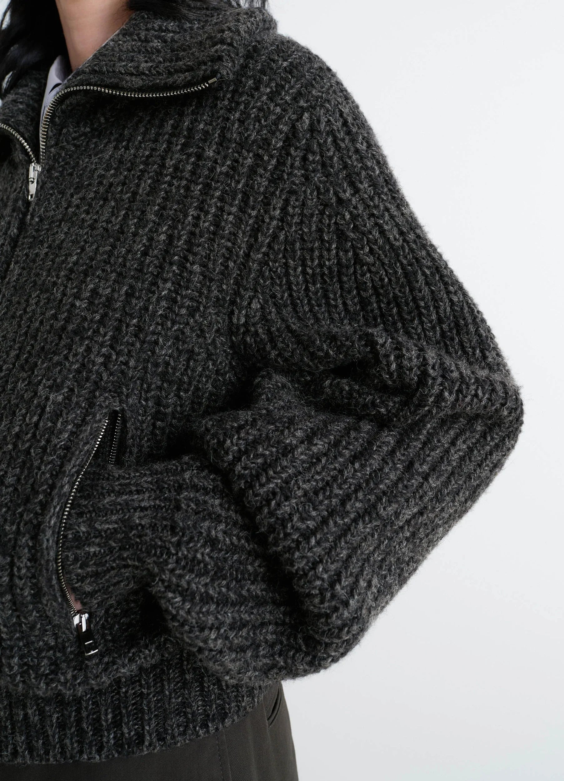 ZIPPED CARDIGAN - 5