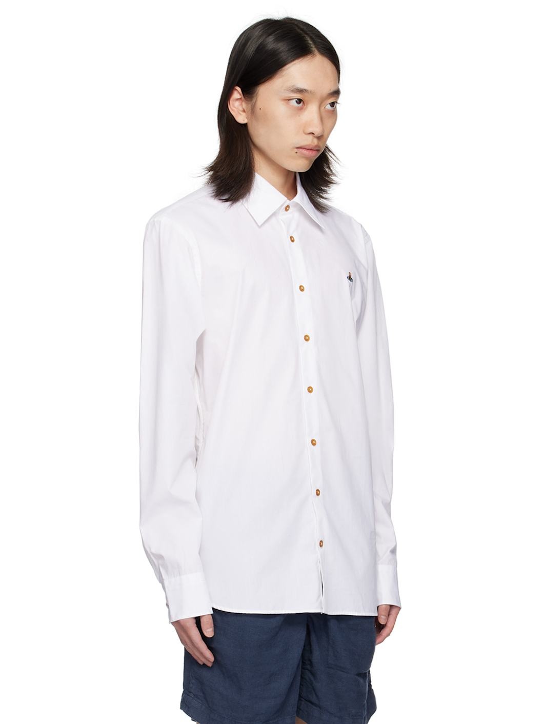 Vivienne Westwood White Ghost Shirt | REVERSIBLE