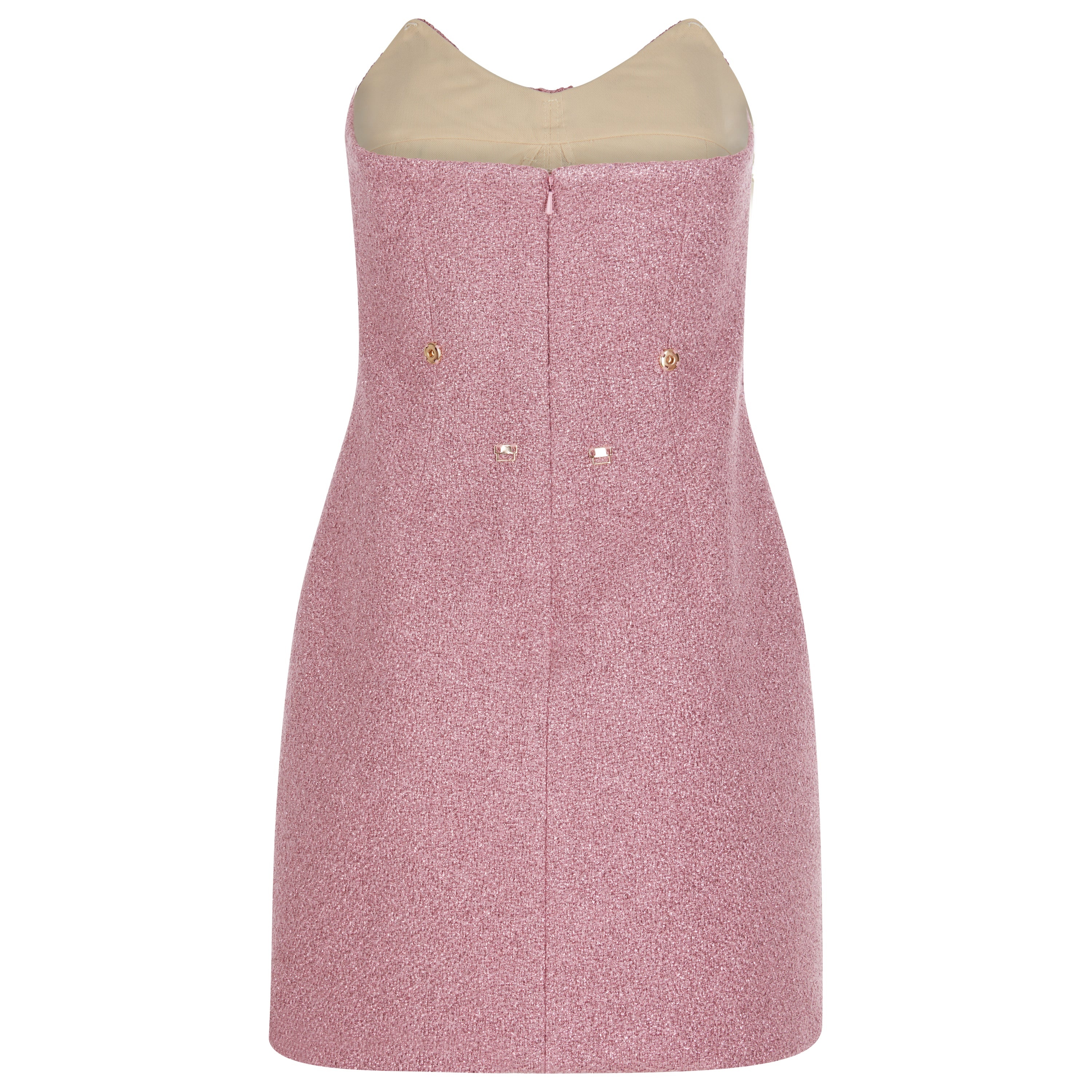 Millie Bow Dress Pink - 4