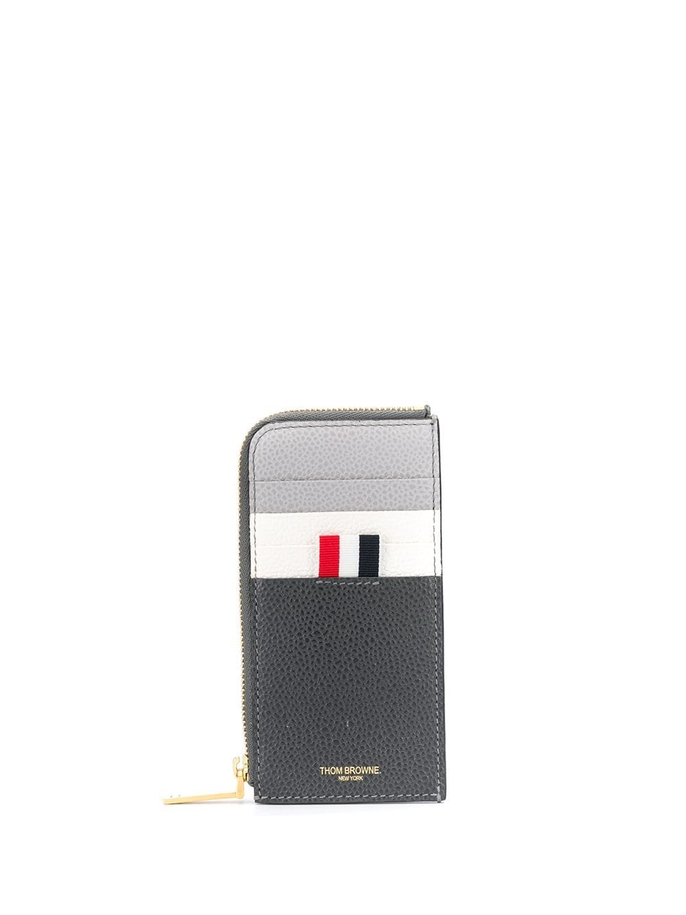 paneled zip-around wallet - 4