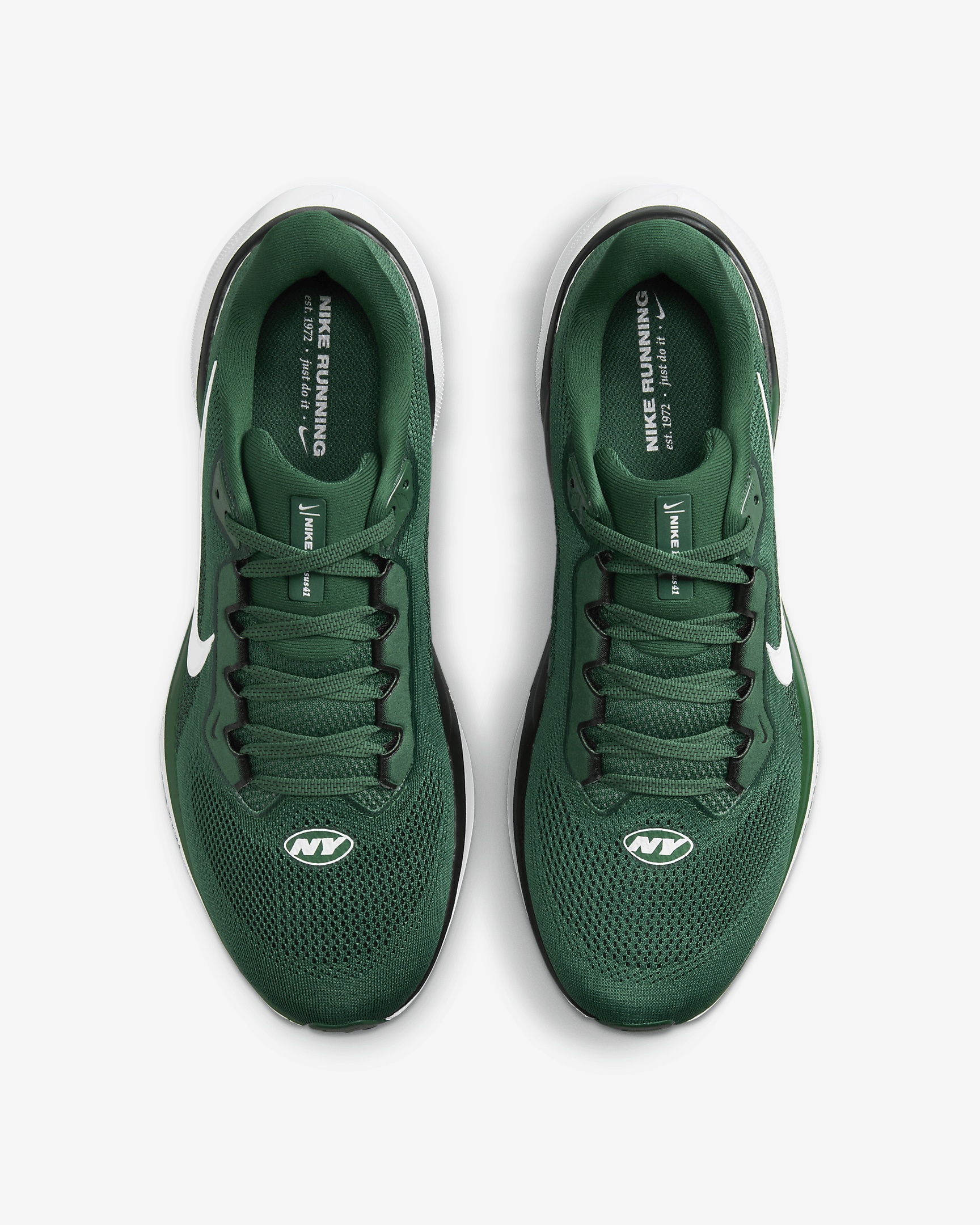 Nike Zoom Revis PROMO SAMPLE Fir Green White Men’s Size 15 New York Jets How to buy NY Jets Nike Air Zoom Pegasus 41 sneaker main image 3