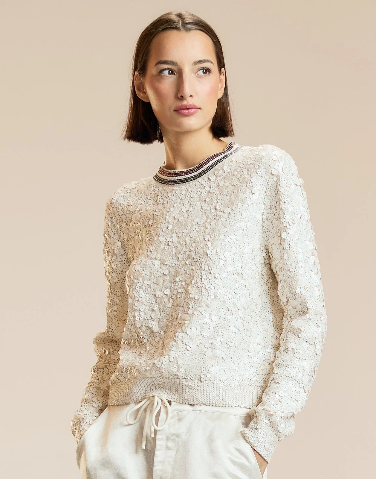 Match Point Sequin Sweater - 1