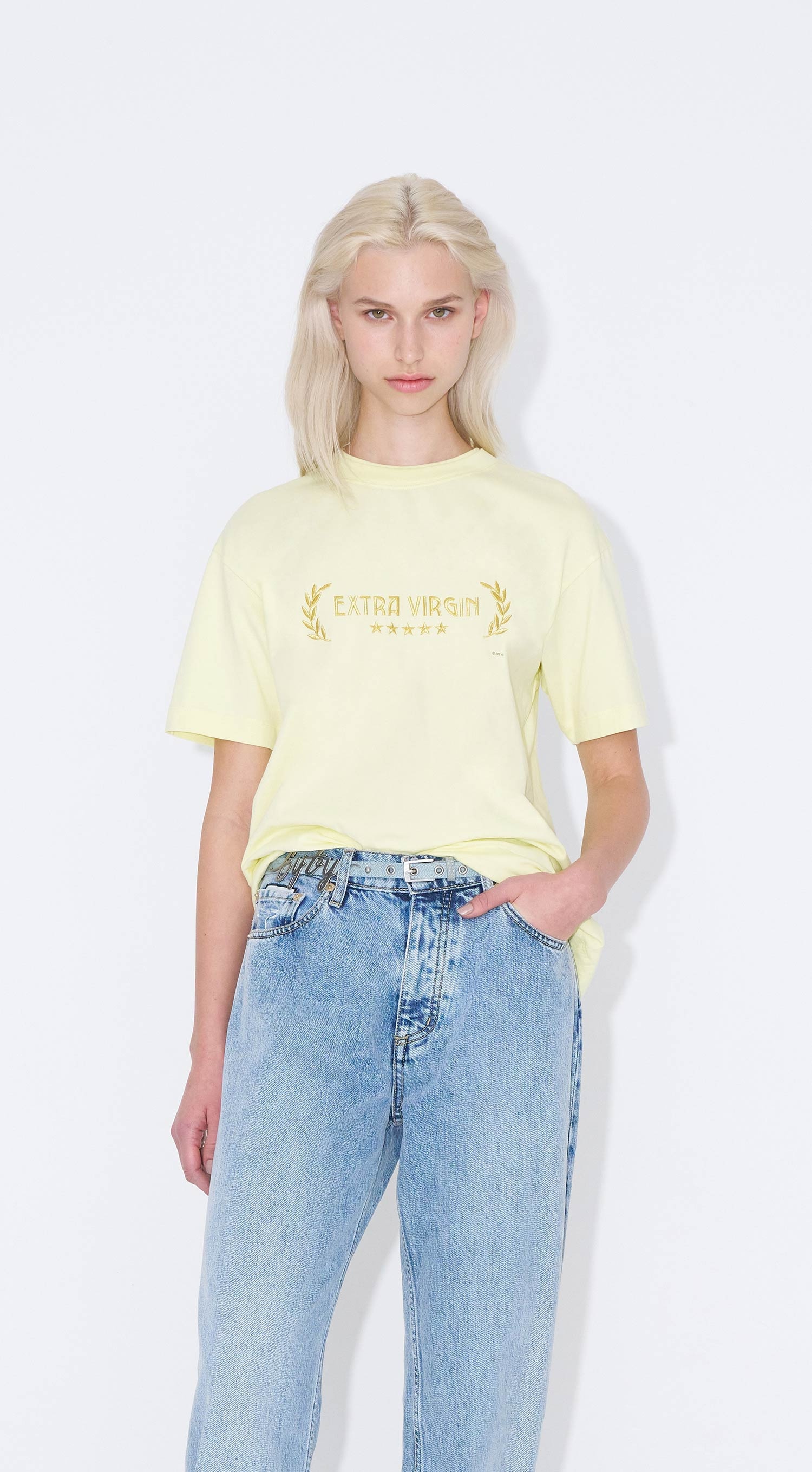 Eytys｜SHORT-SLEEVED ROUND NECK T-SHIRTS (Leon Extra Vir EYTYS Leon T-Shirt