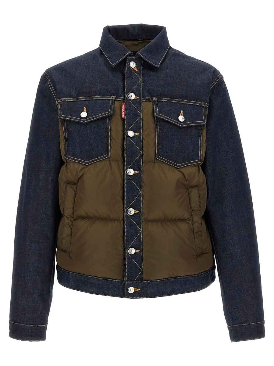 DSQUARED2 'Hybrid Puffer-Jeans' Jacket - 1