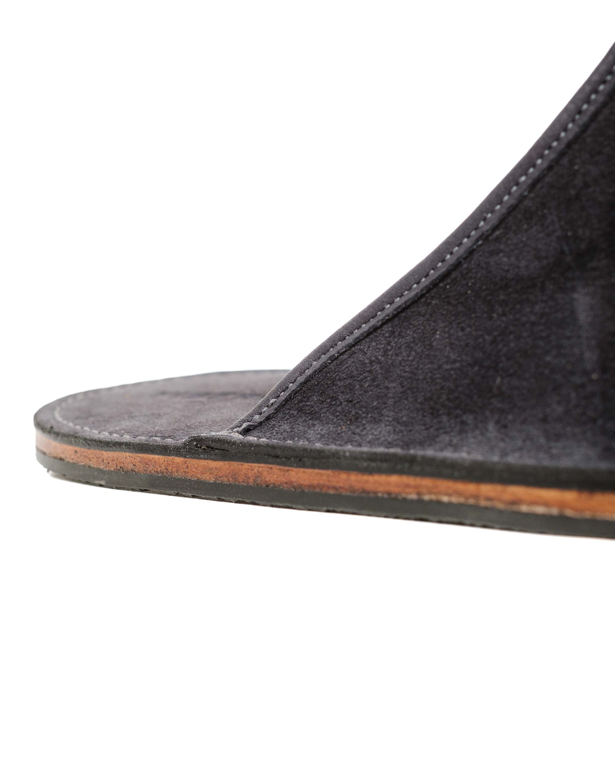 Slide Storm Grey Janus Calf Suede - 4