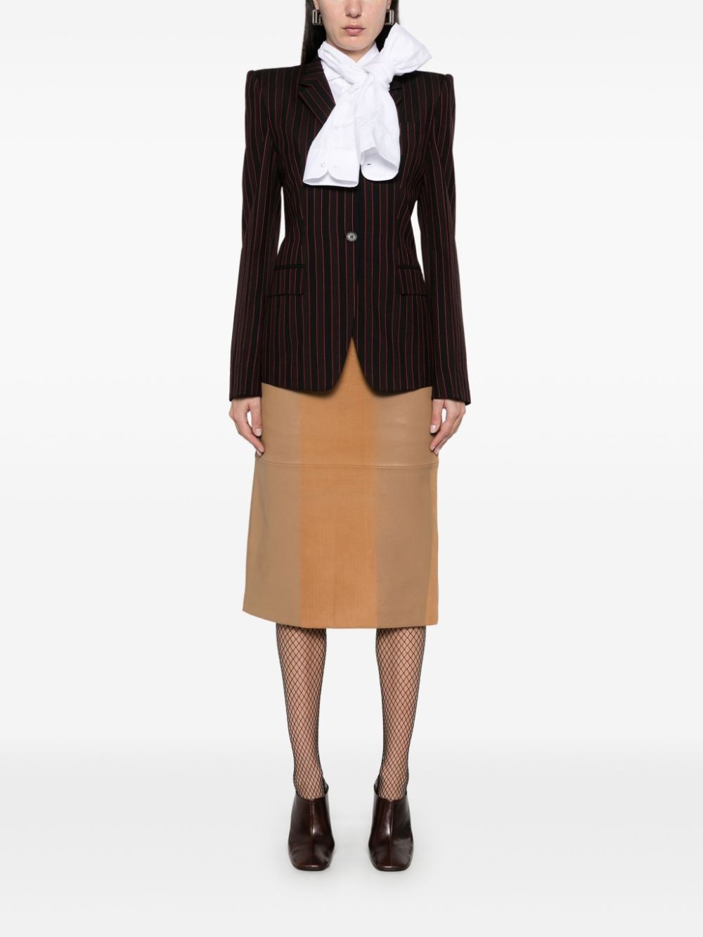 pinstriped blazer - 2