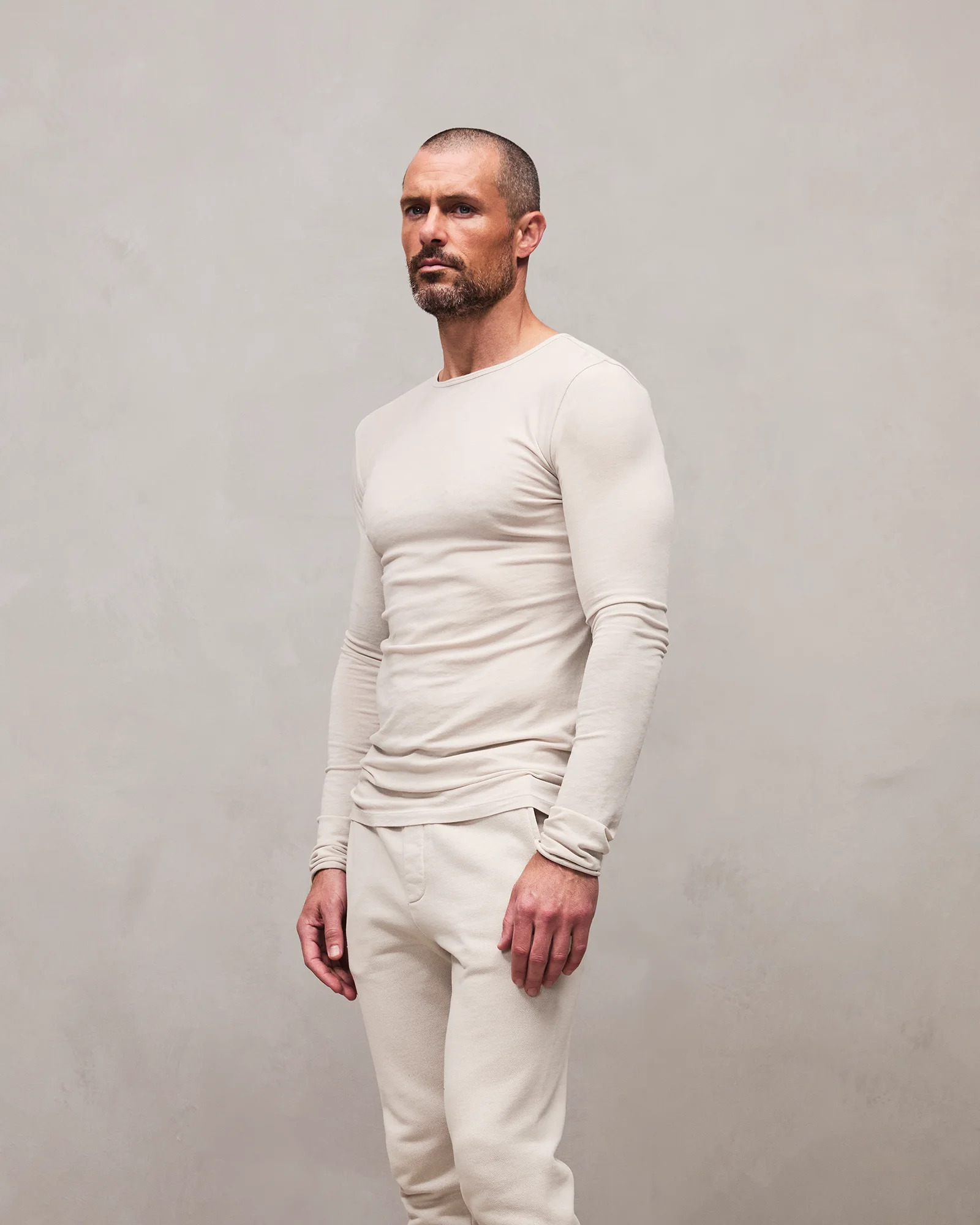 SHEER LONG SLEEVE OFF WHITE - 4