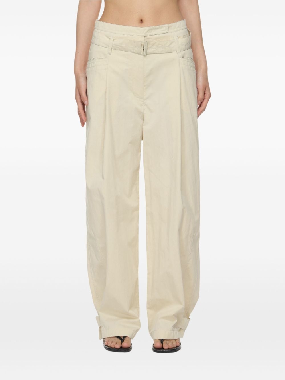 double belted point trousers - 3