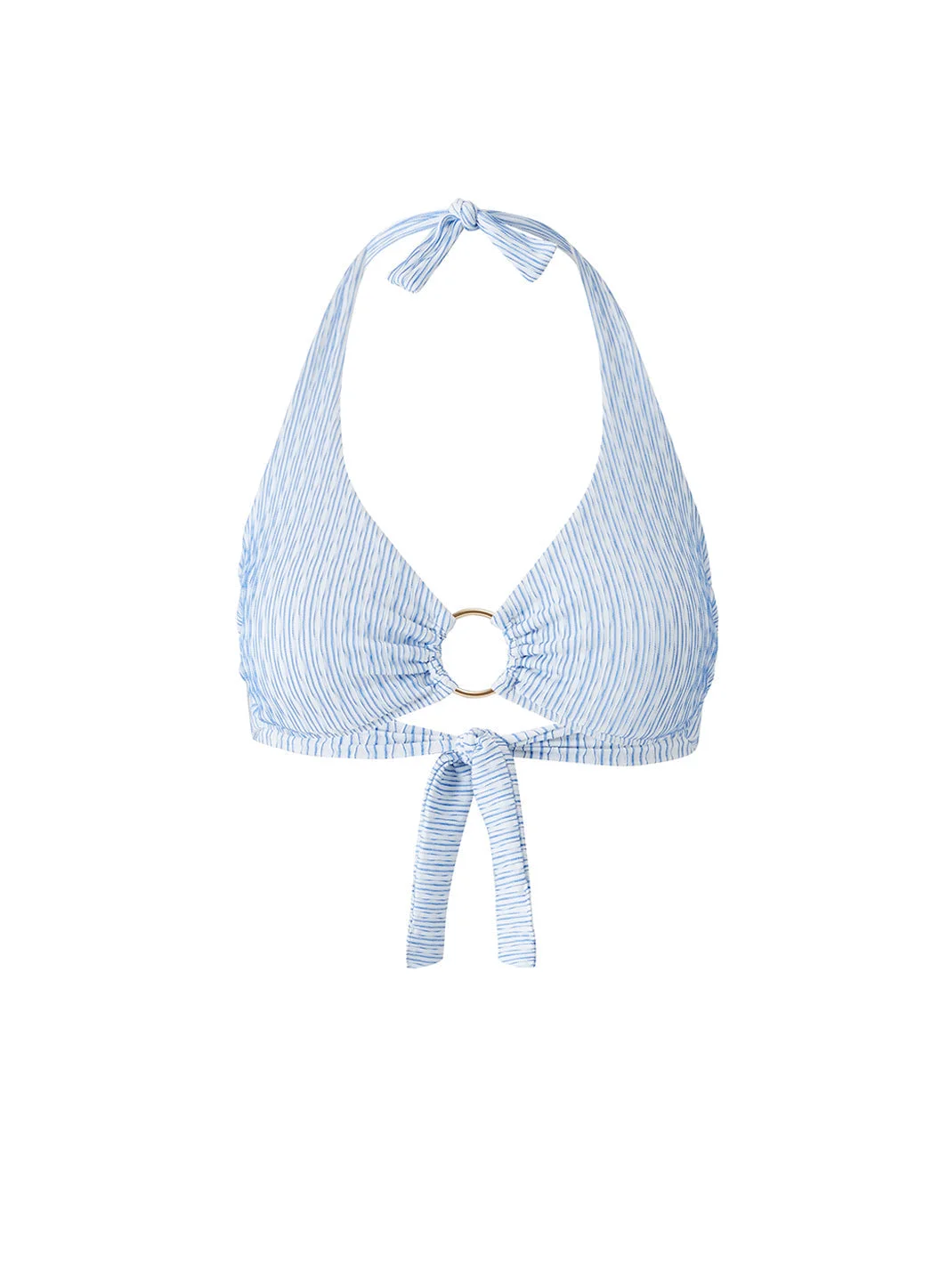 BRUSSELS RIPPLE BIKINI TOP - 1