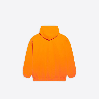 BALENCIAGA Hi My Name Is Boxy Hoodie in Orange outlook