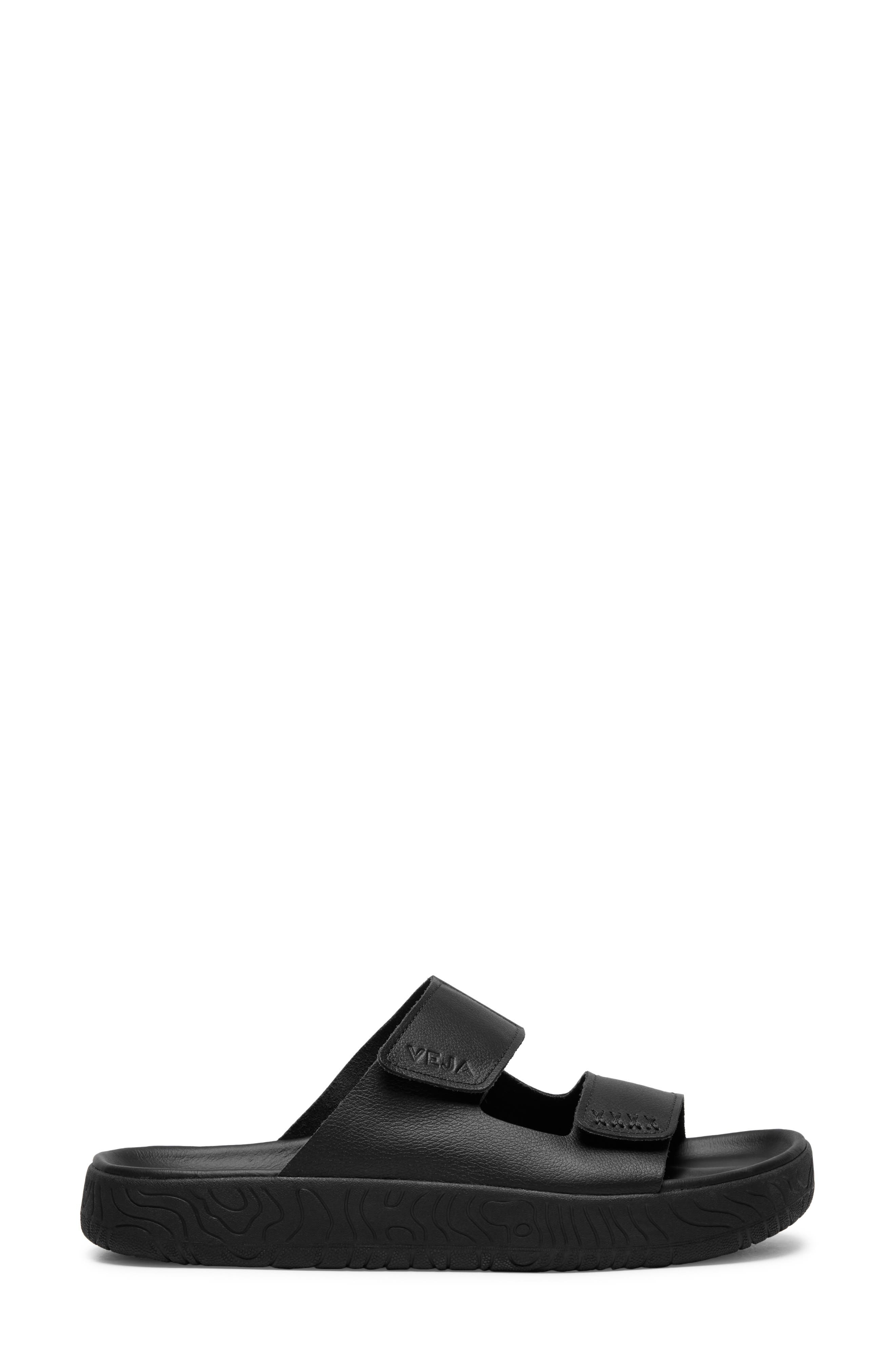 Veja Etna Slide Sandal in Full-Black at Nordstrom - 9