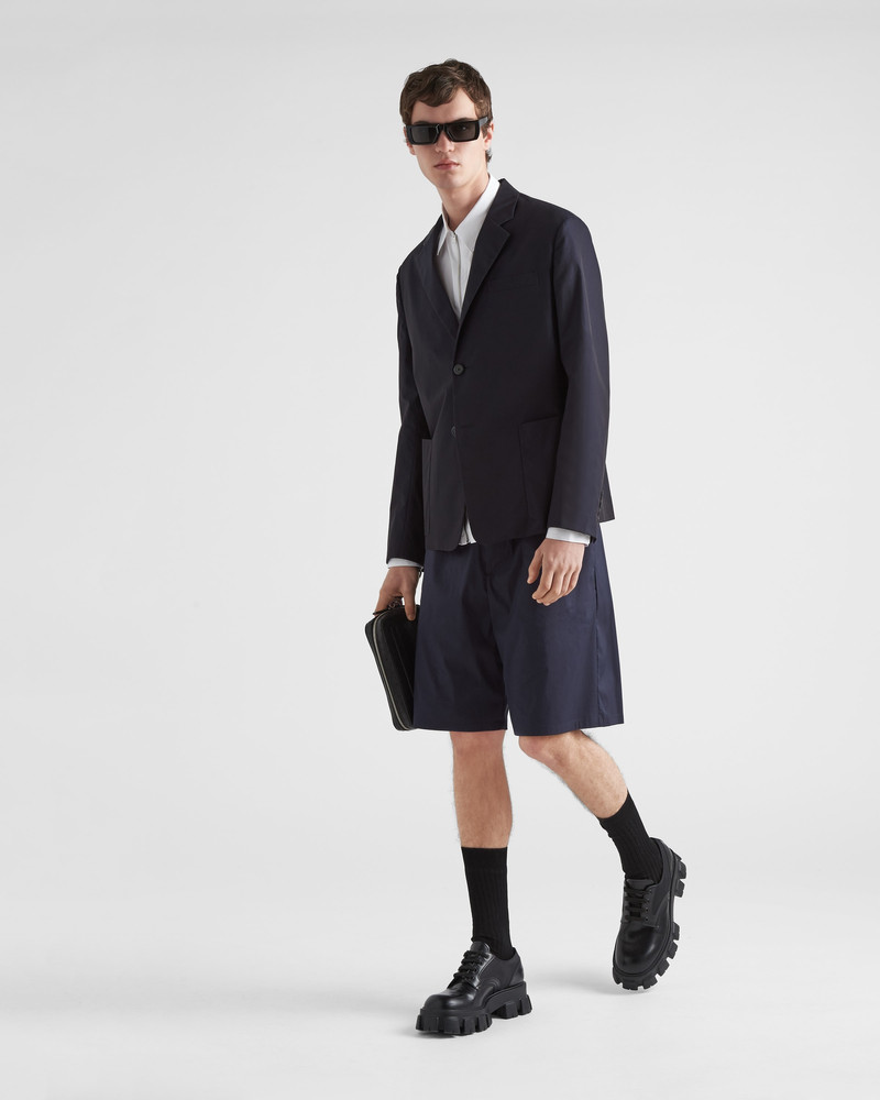 Prada Single-breasted cotton jacket outlook