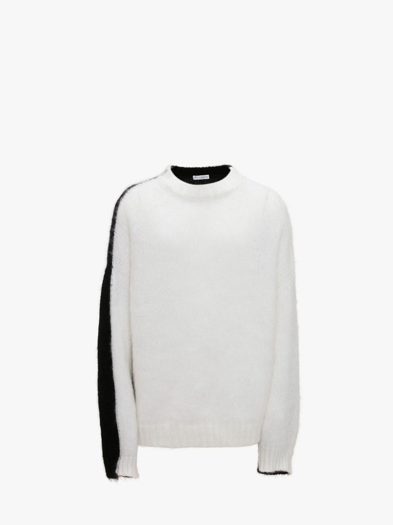 COLOUR BLOCK CREWNECK JUMPER 1