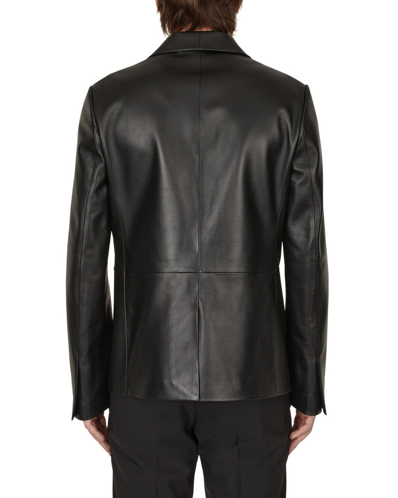 LEATHER BUCKLE BLAZER 5