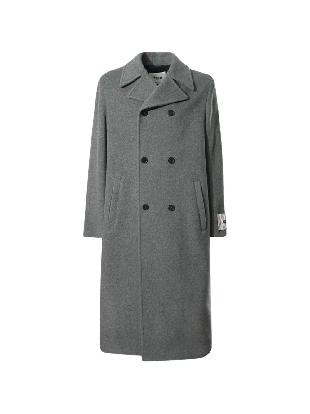 double-breasted coat - 1