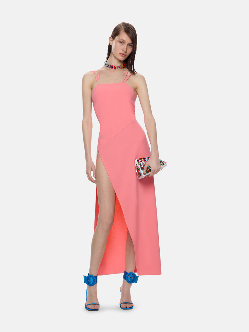 THE ATTICO ''FUJIKO'' SALMON MIDI DRESS outlook