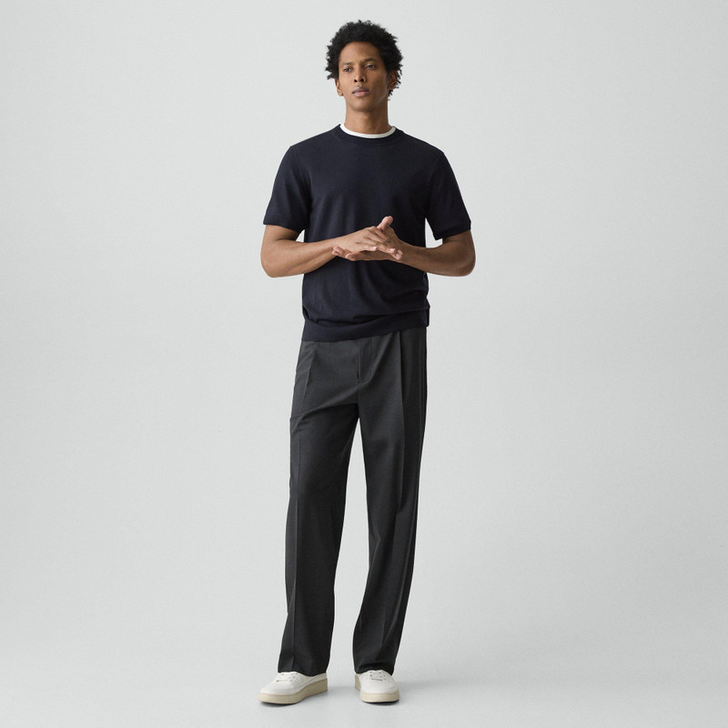 Theory Soris Tee in Regal Wool outlook