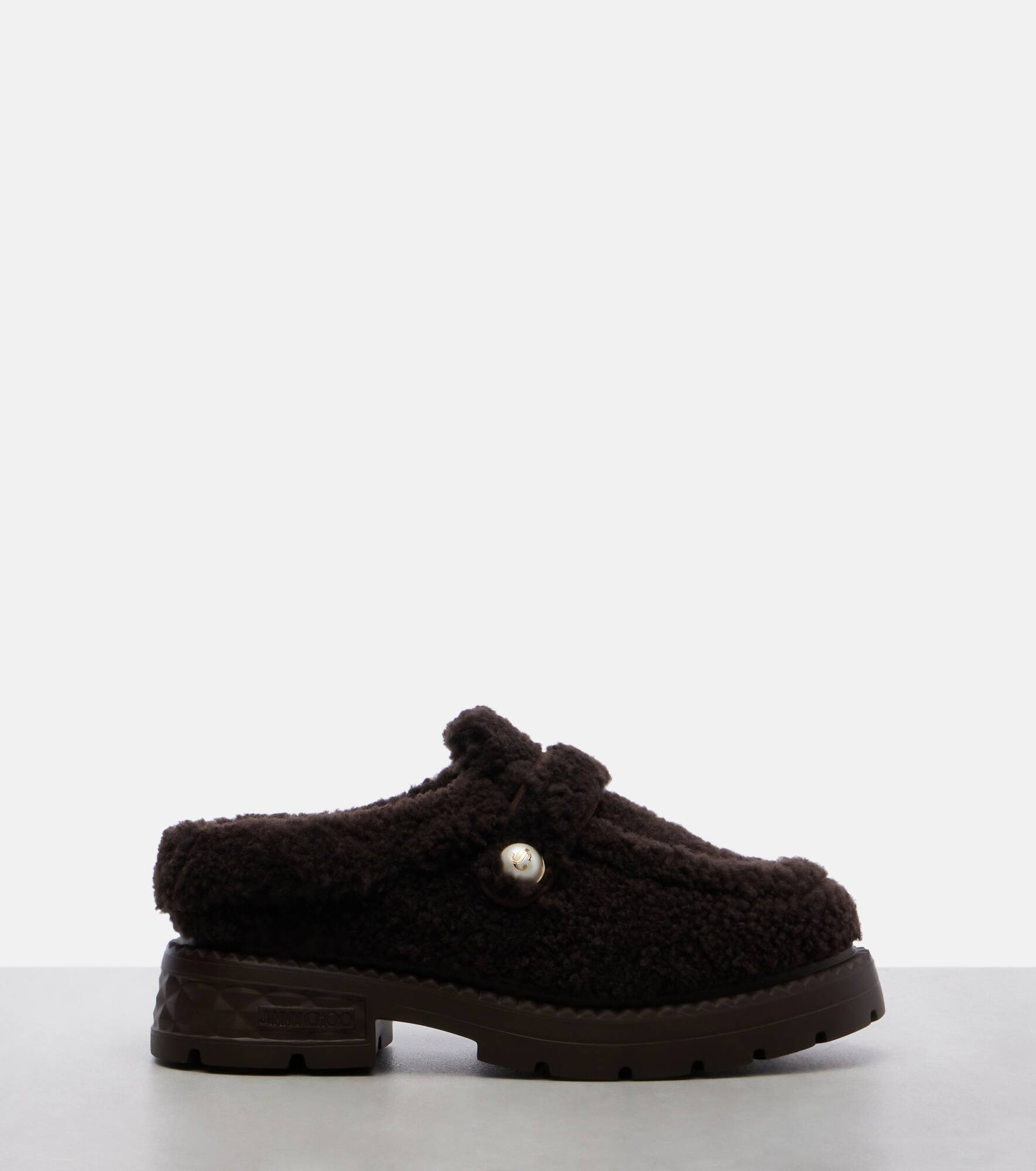Shea shearling platform mules - 4