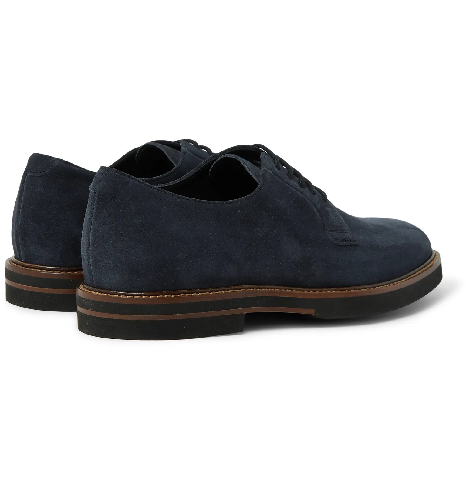 Suede Derby Shoes - 5