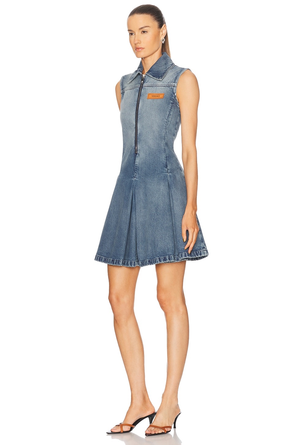 Denim Mini Dress - 2