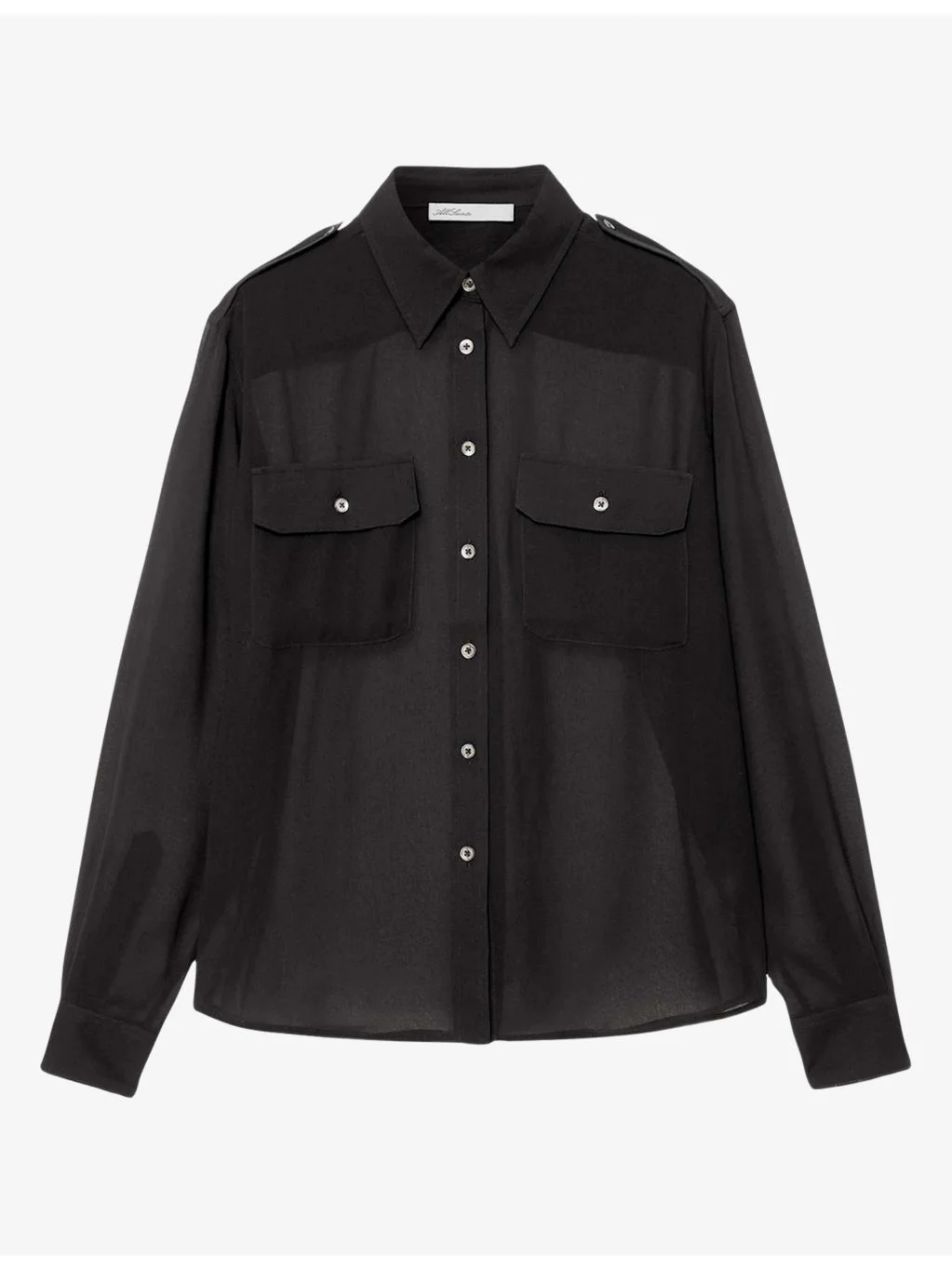 Maven Sheer Relaxed-Fit Woven Shirt - 1