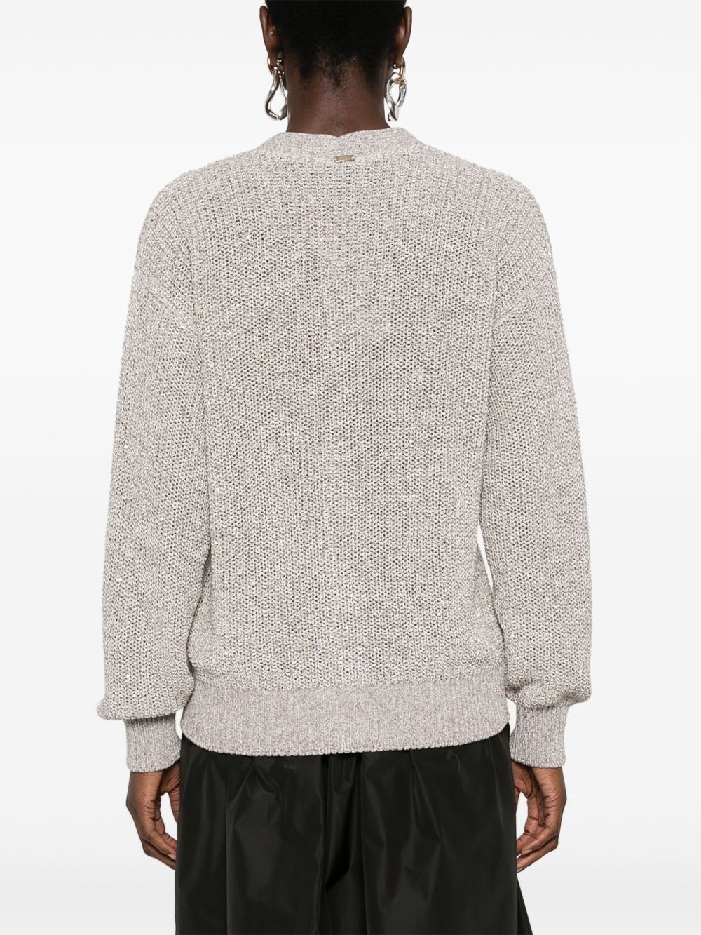 sequin-embellished cardigan - 4