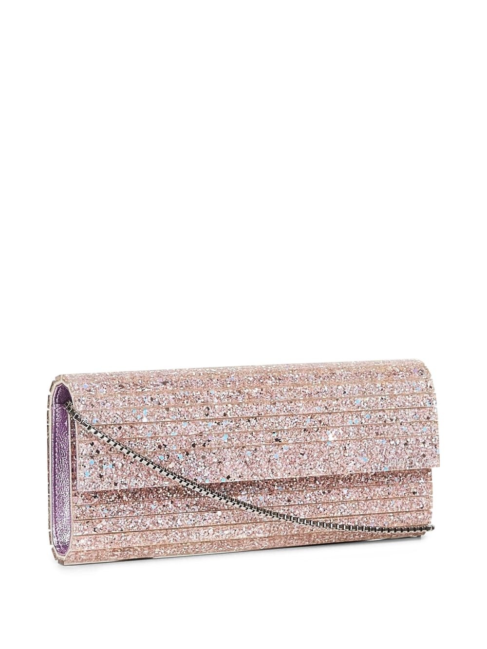Sweetie glitter-ribbed clutch - 3