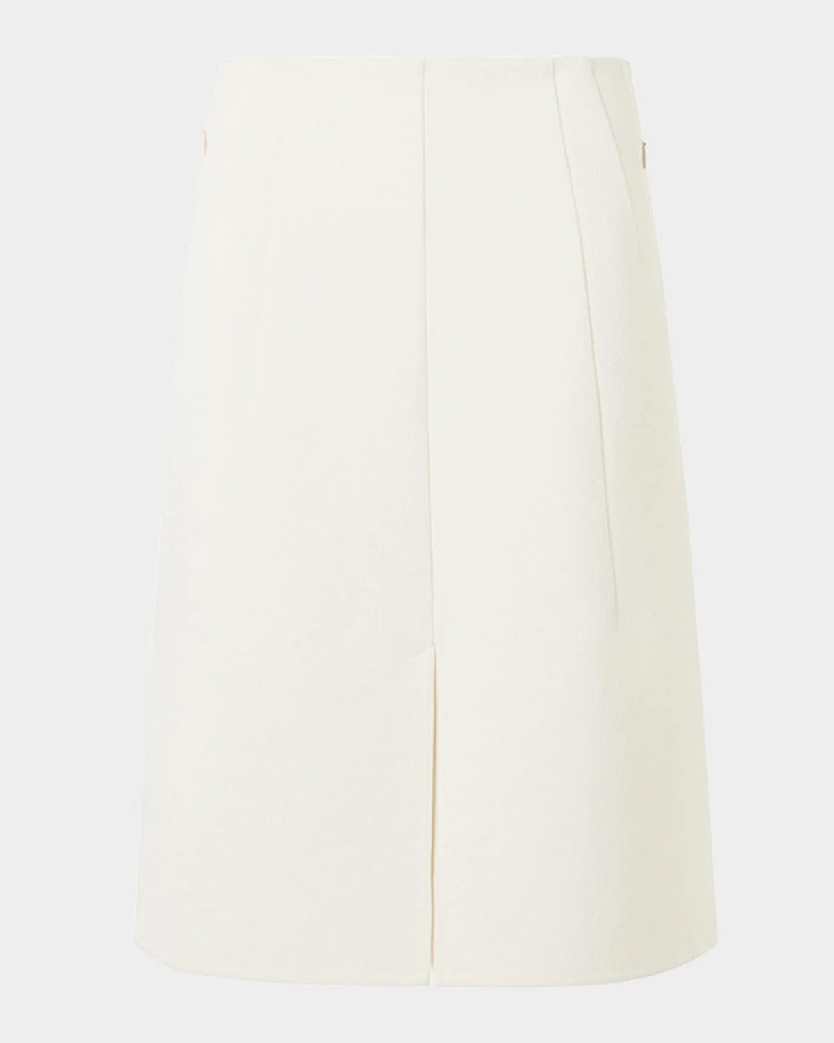 Double-Face Cotton Knee-Length Skirt - 1