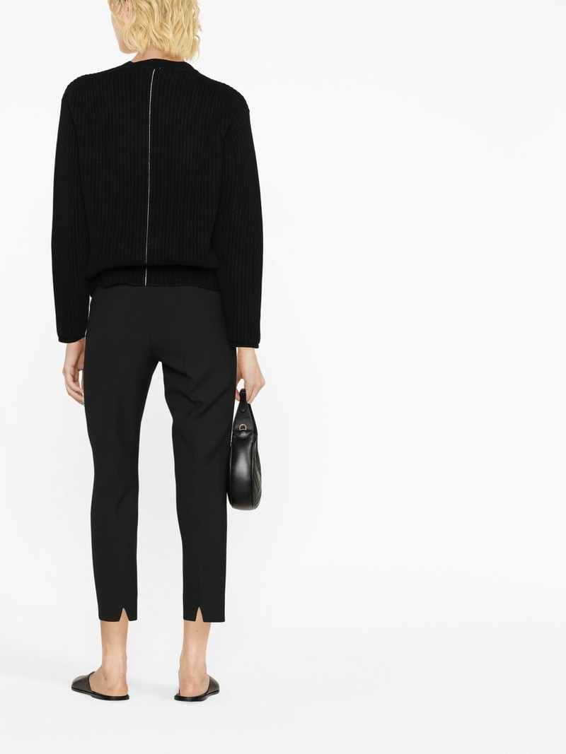 slim-fit cropped trousers 4
