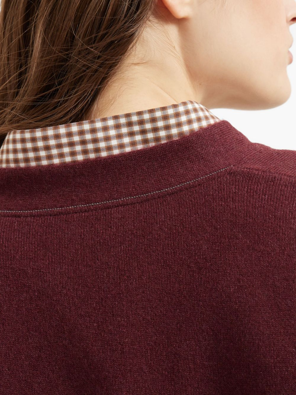 button-front cashmere cardigan - 5