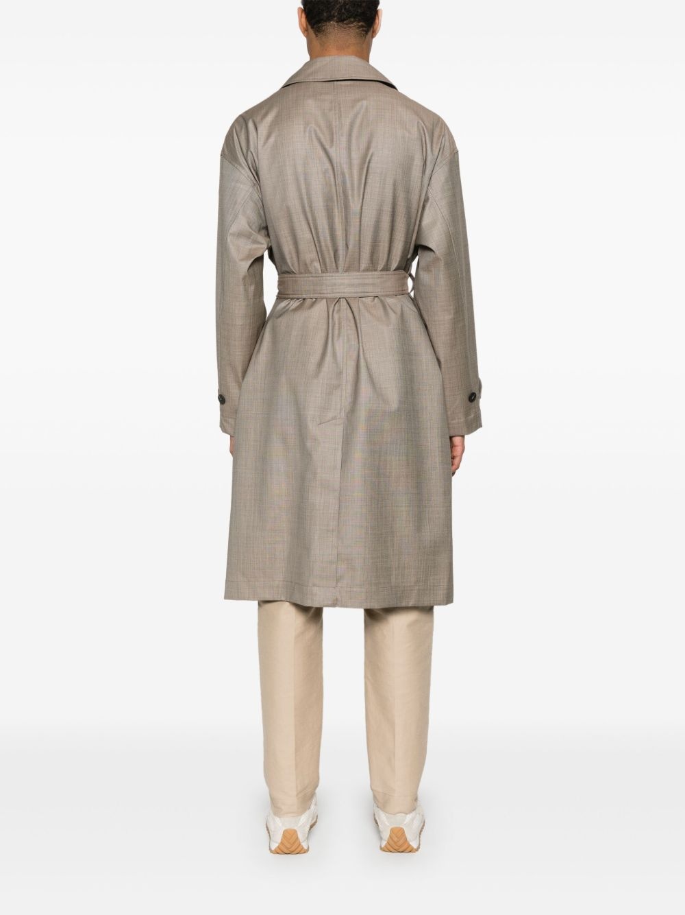 virgin-wool trench coat - 4