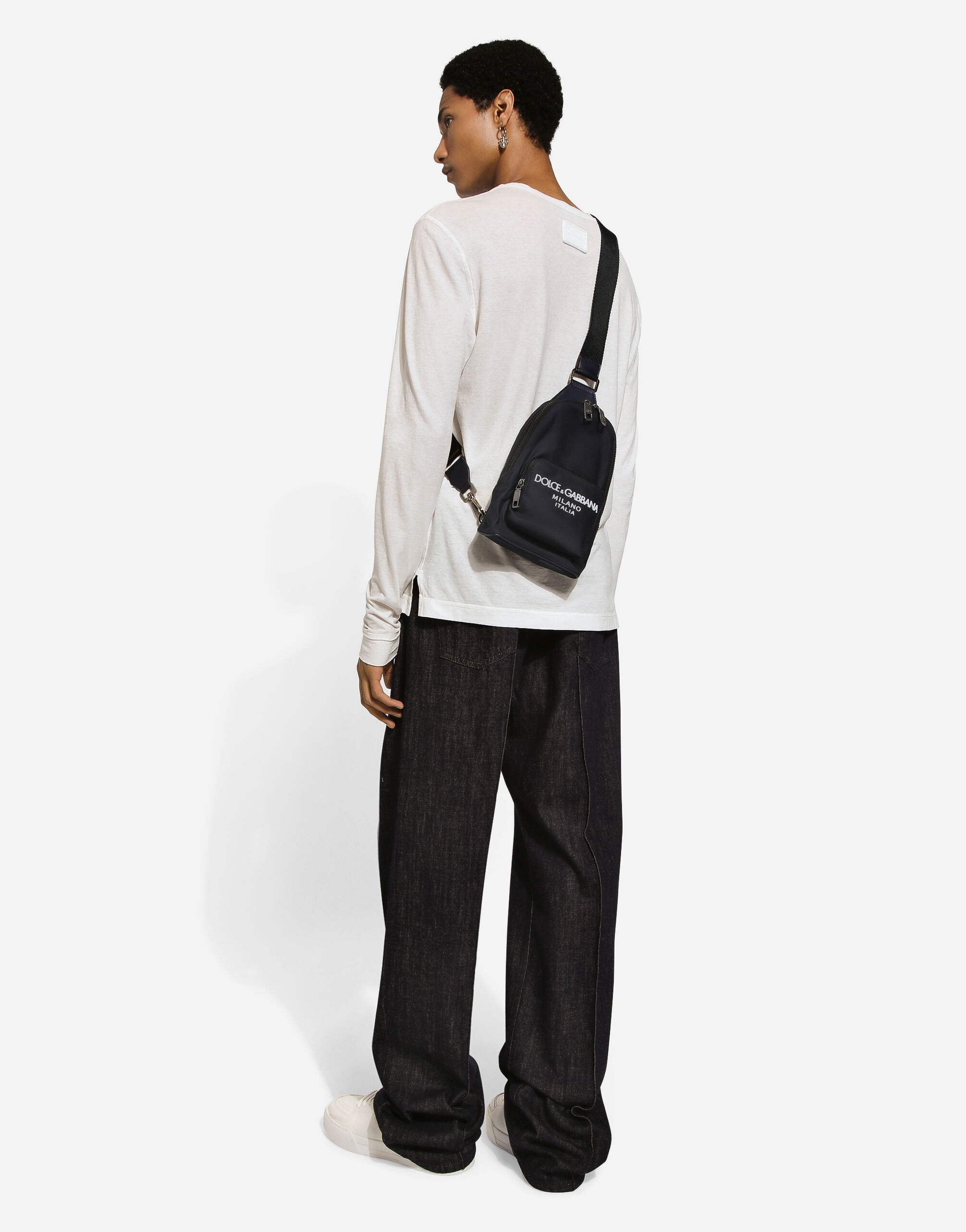 Nylon crossbody backpack - 2