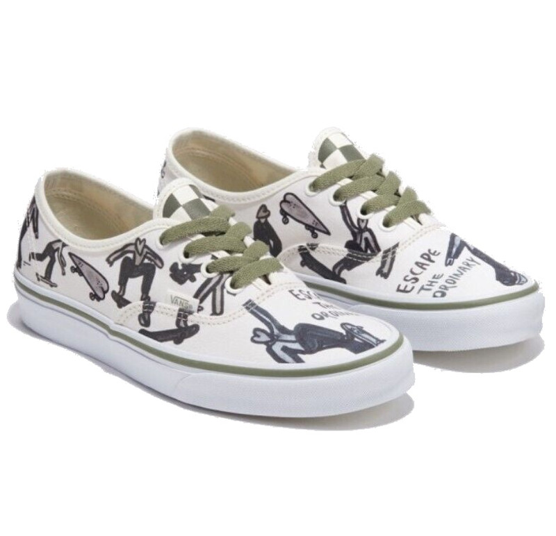 Vans Vans x Bolin Authentic 'Marshmallow Olive Green' VN0009PVDOR outlook