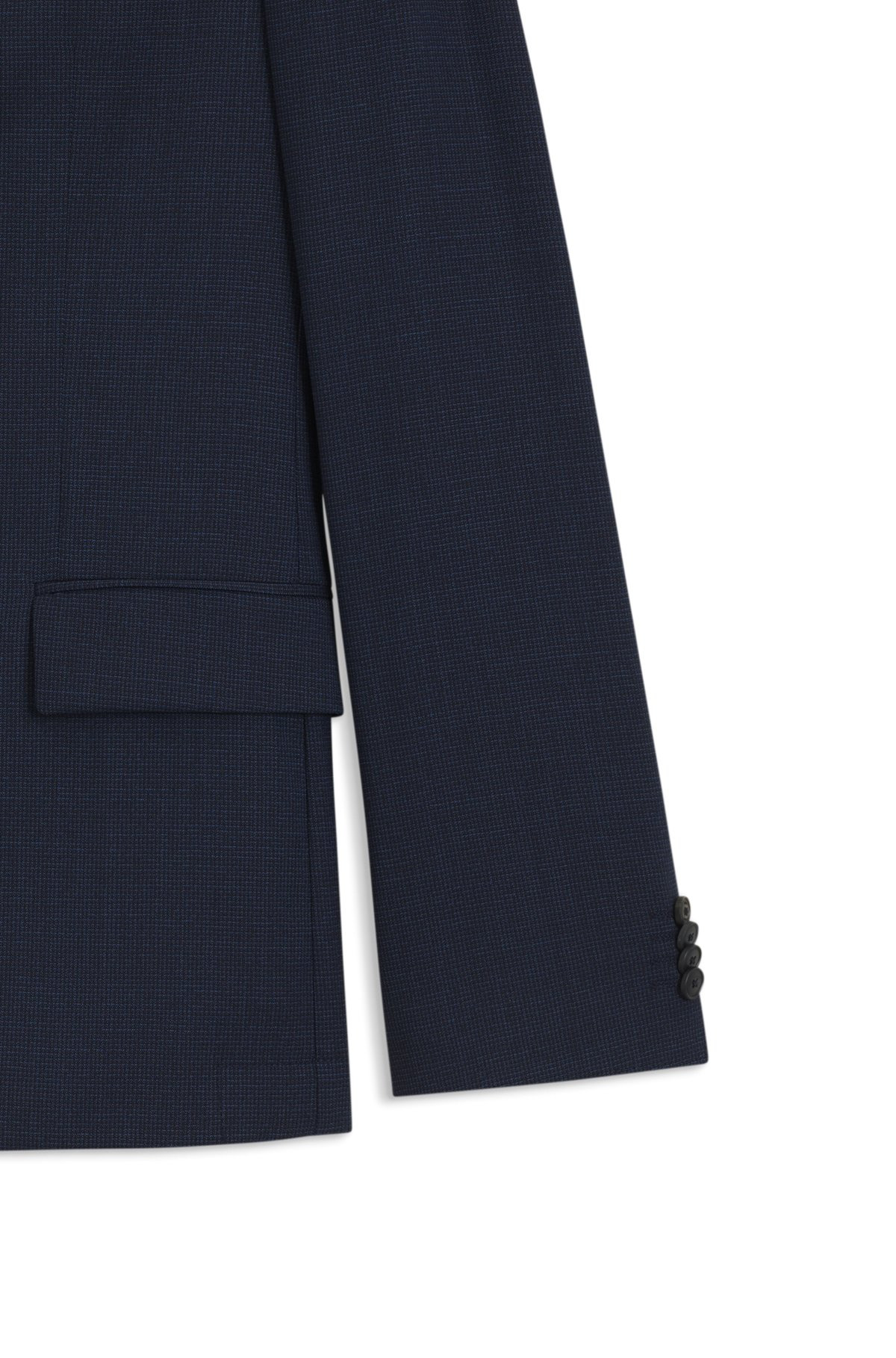 SLIM-FIT SUIT IN PATTERNED STRETCH WOOL - 9