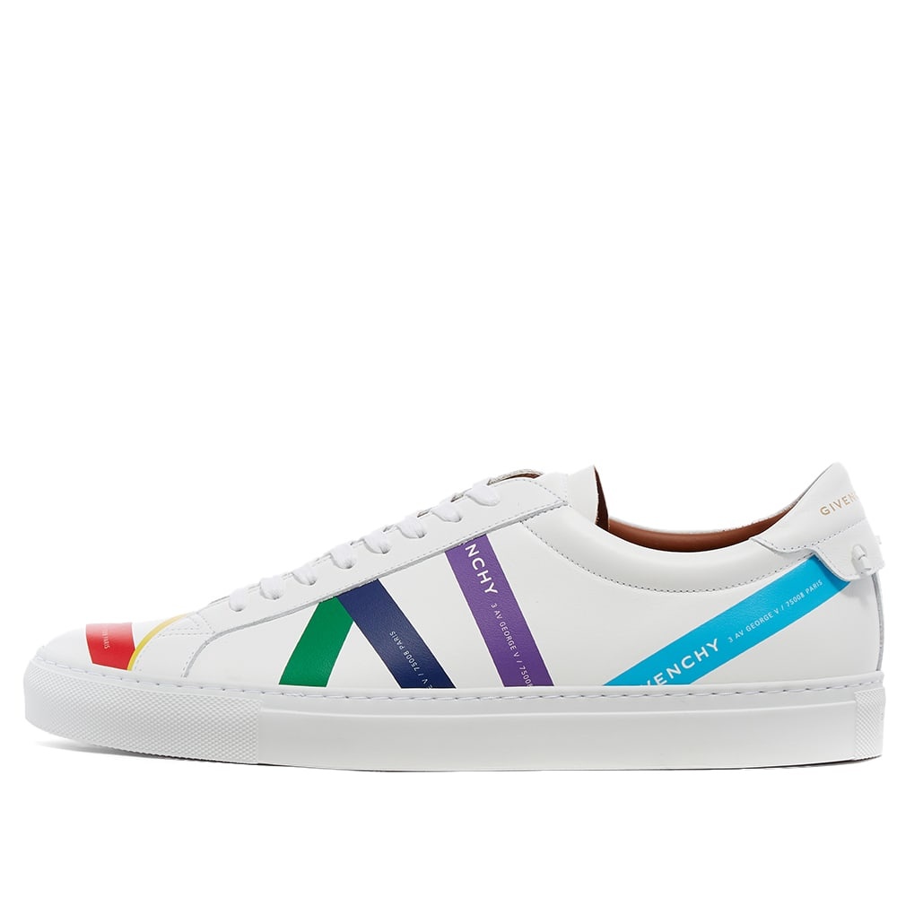 Givenchy Rainbow Tape Logo Urban Street Sneaker - 2