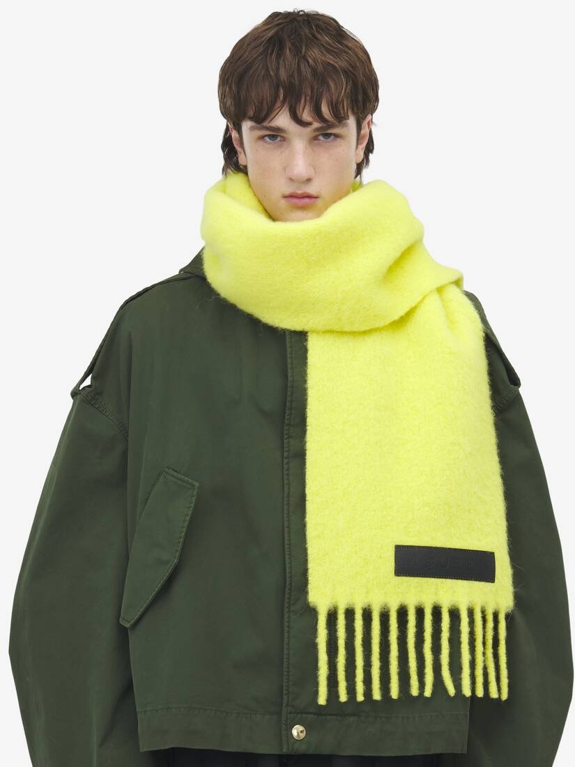 Solid Patch Scarf - 2