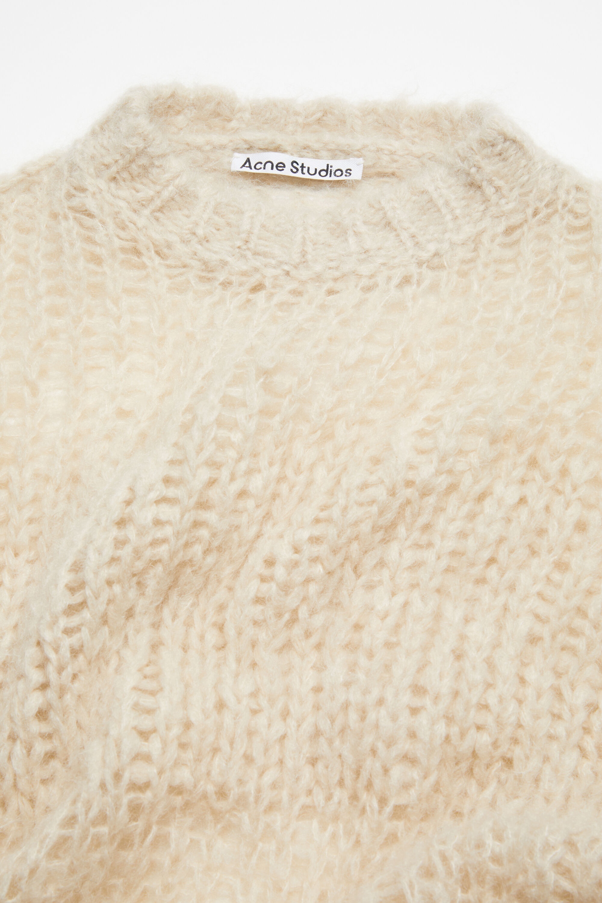 Mohair blend jumper - Sand beige - 5