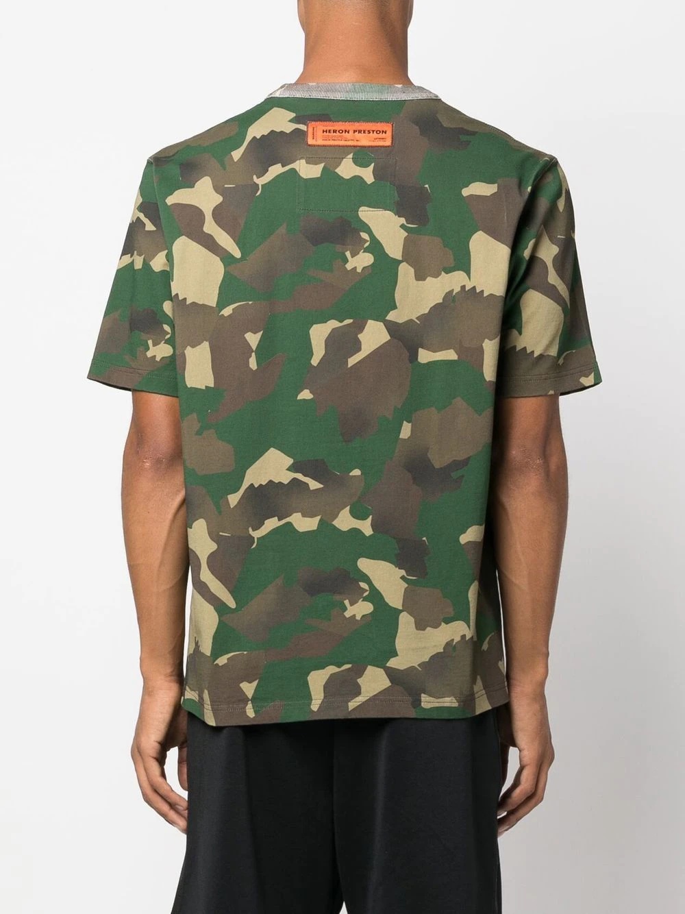 camouflage organic-cotton T-shirt - 4
