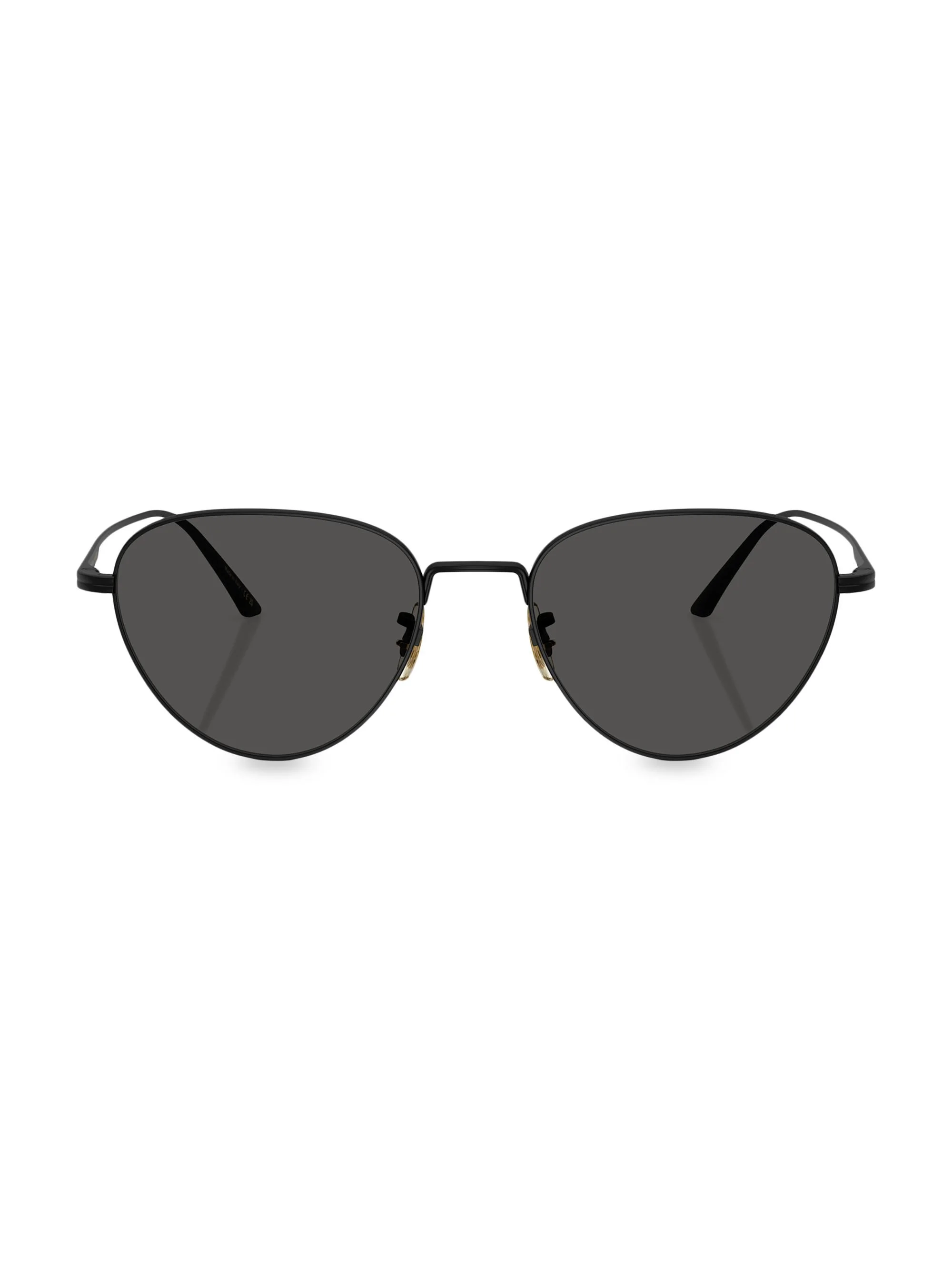 Women's x Khaite 52MM Cat-Eye Sunglasses - Matte Black - 1