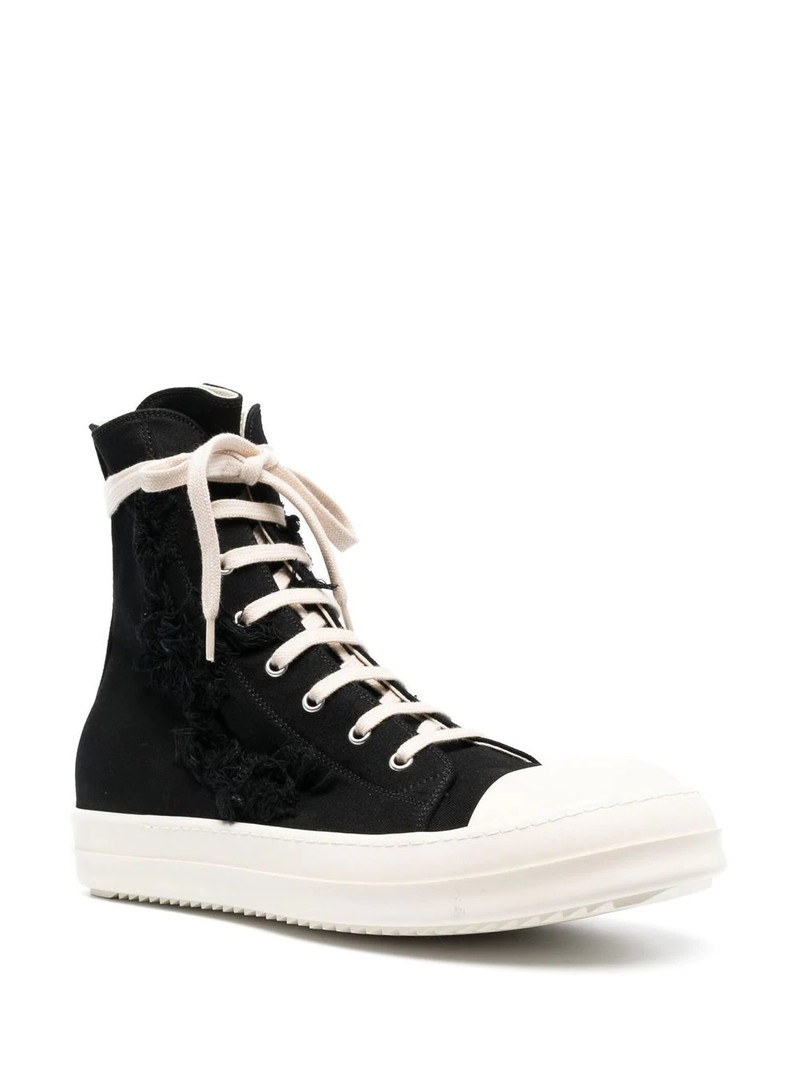 Rick Owens DRKSHDW Broken high-top sneakers outlook
