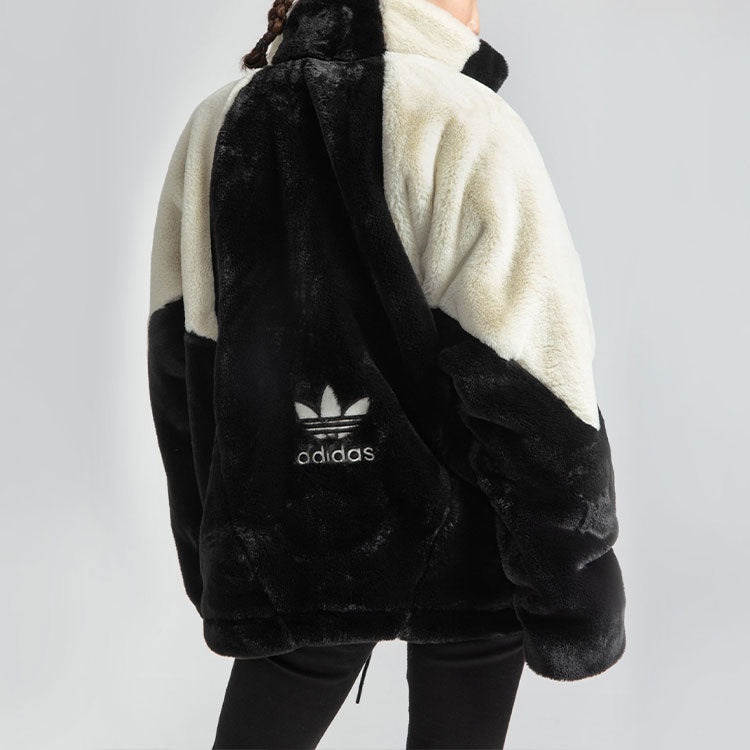 adidas originals Unisex Speed Fer Color Contrast Keep Warm Jacket Coat Black HF0701 - 5