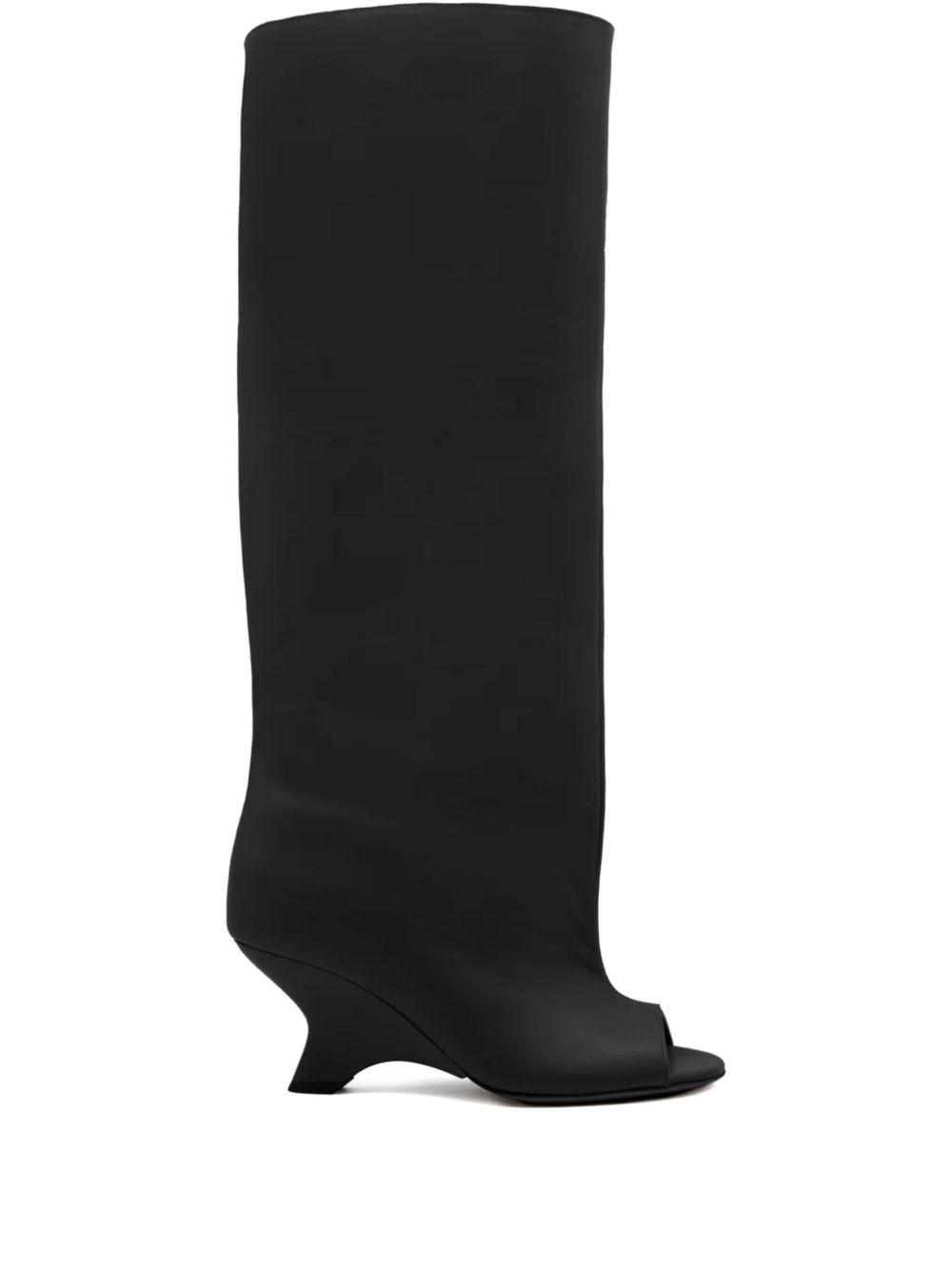 70mm peep-toe boots - 1