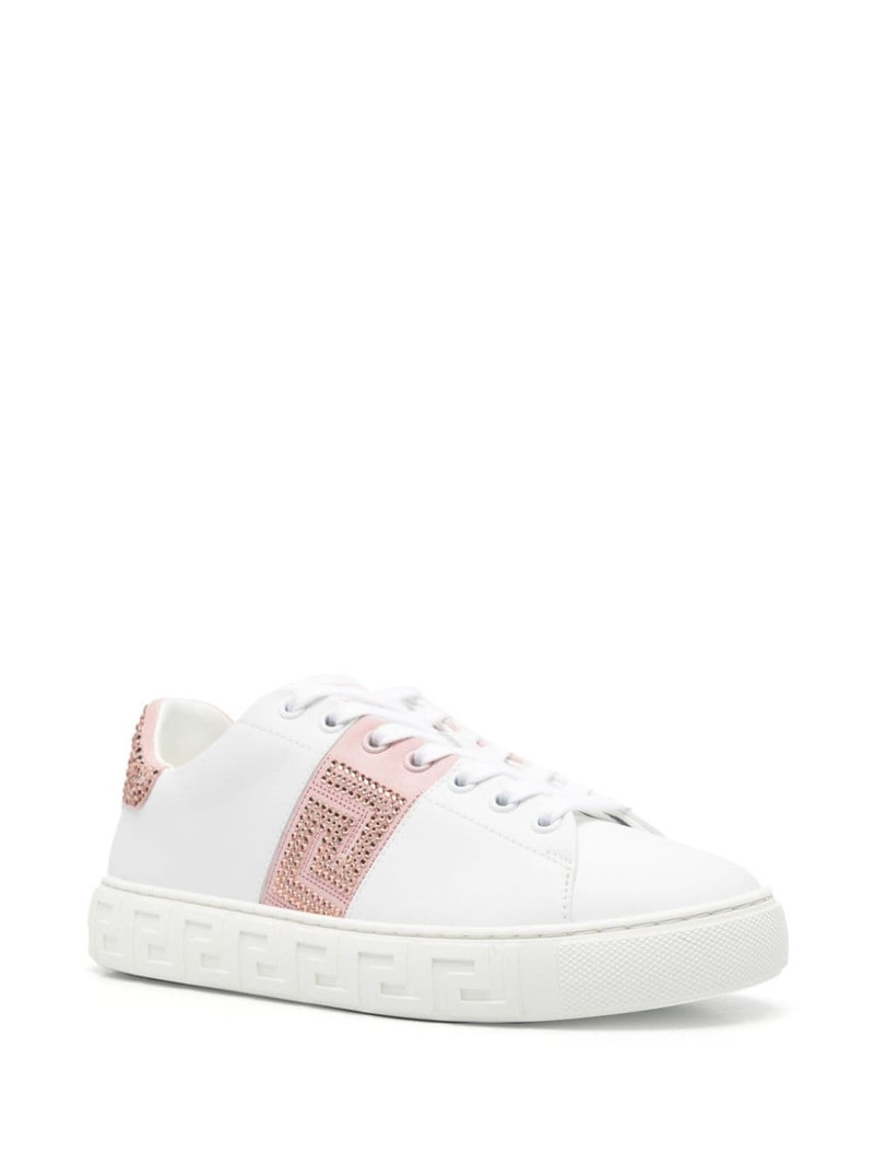 VERSACE Crystal Greca sneakers outlook