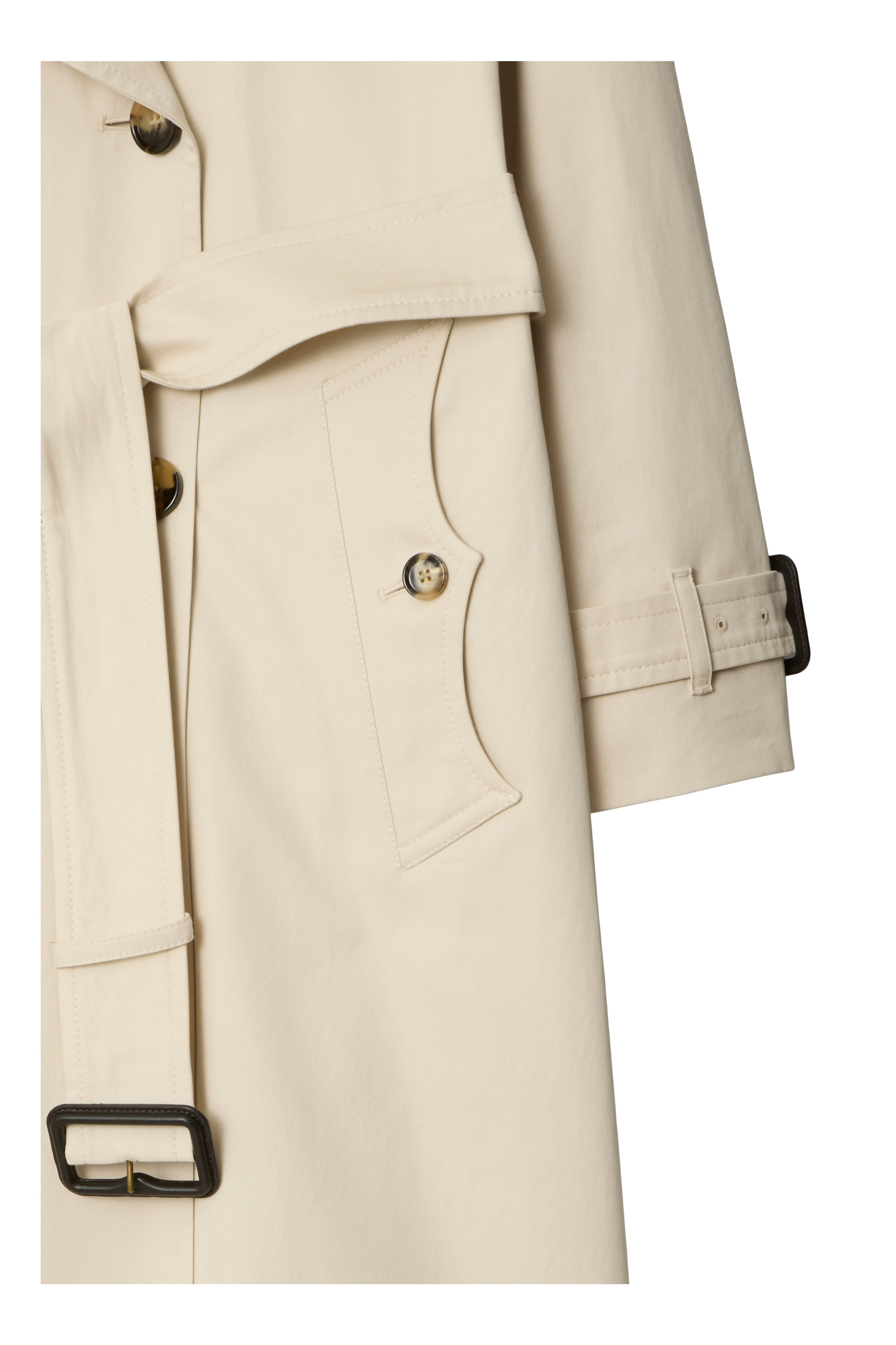 burberry Long Gabardine Fitzrovia Trench Coat in Clam Beige at Nordstrom - 7