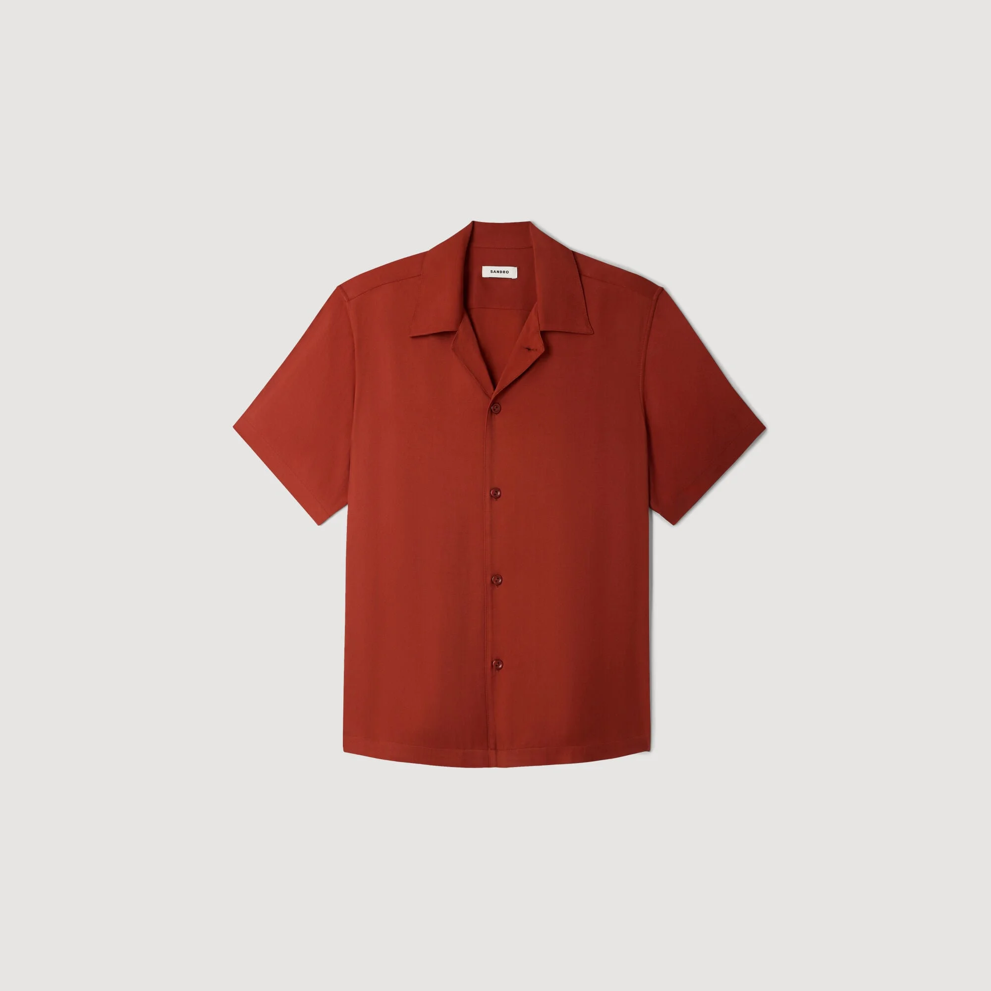LOOSE-FIT SHARK COLLAR SHIRT - 1