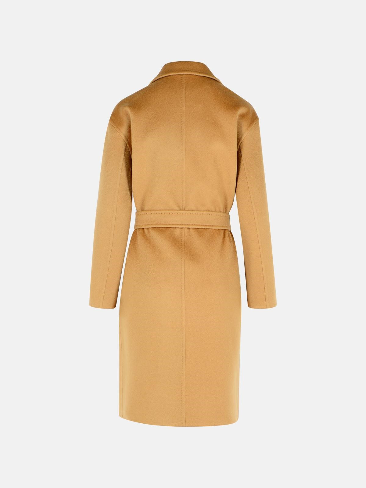 'MELINDA' BEIGE CASHMERE COAT - 3