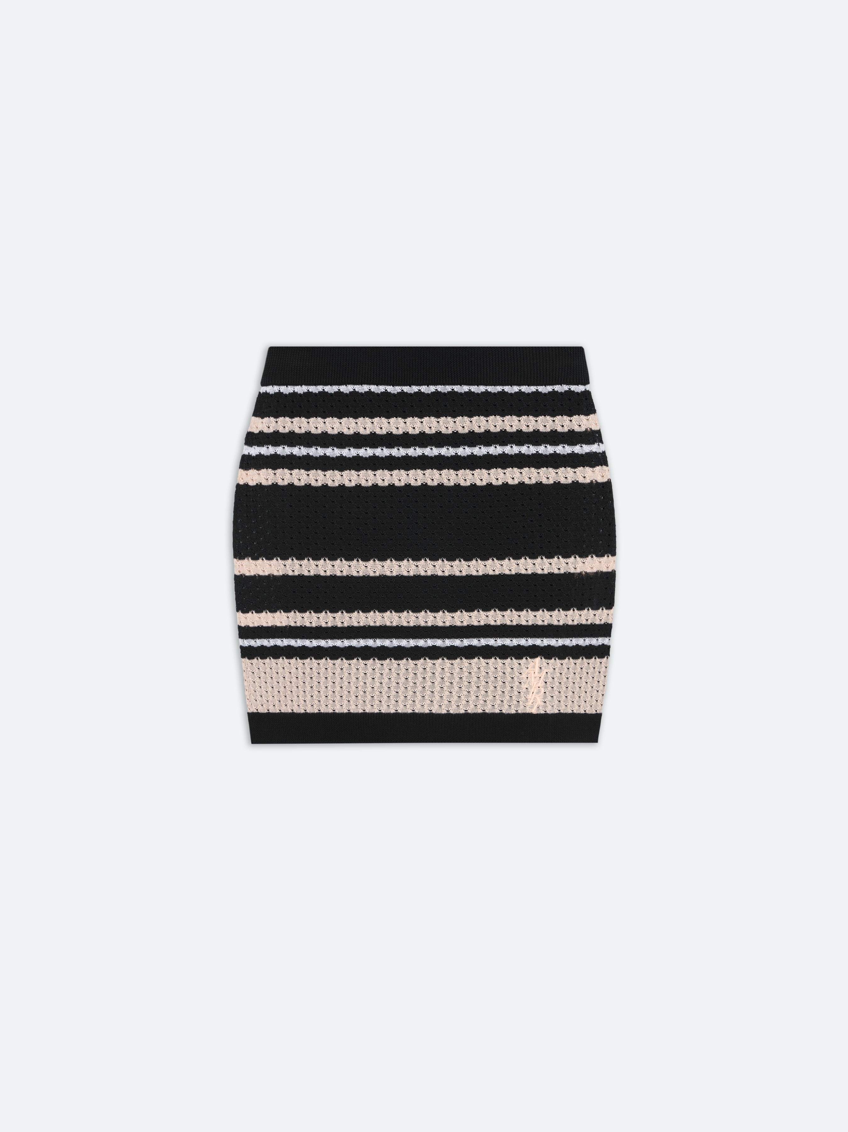 VERTICAL AMIRI STRIPE SKIRT - 1