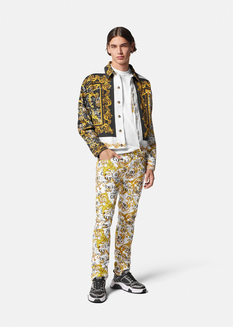 VERSACE JEANS COUTURE Logo Couture Denim Jacket outlook