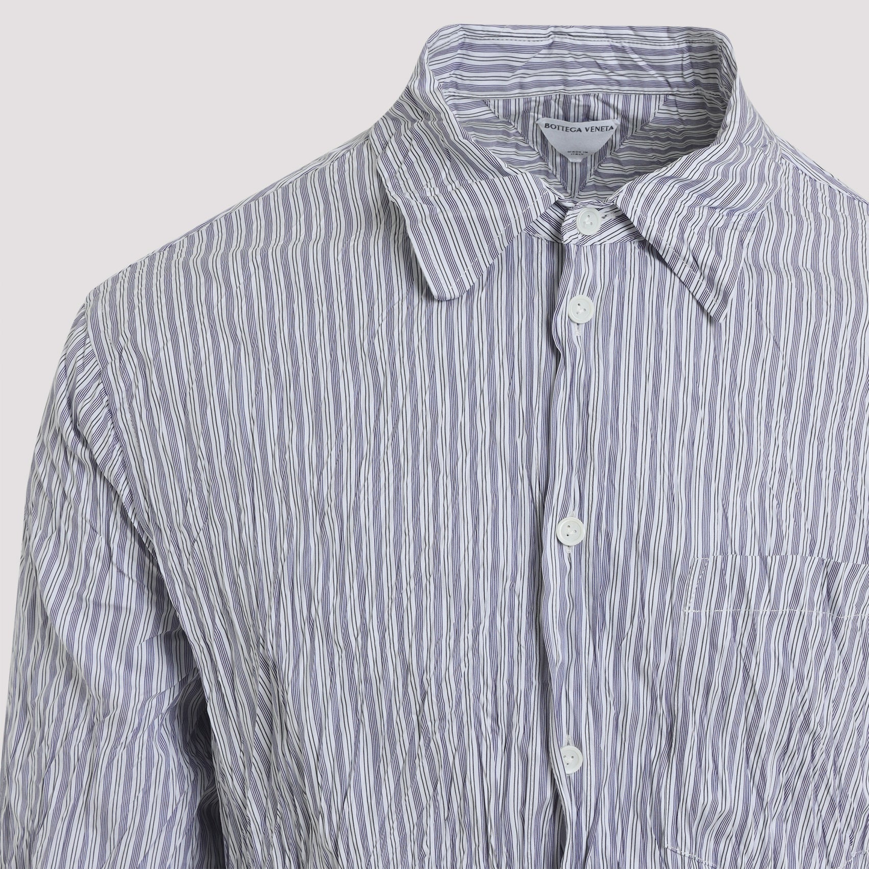 Bottega Veneta Crushed Poplin Shirt Men - 3